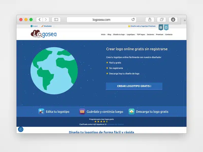 Web de Logosea desarrollada por Web Consulting