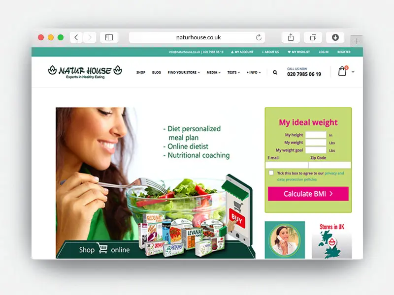 Naturhouse Desarrollo web