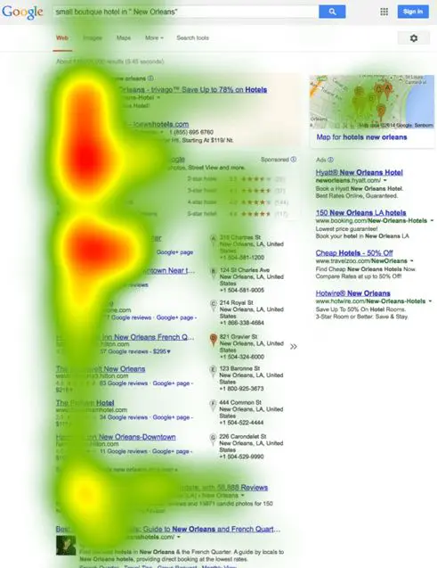 Mapa de calor Google